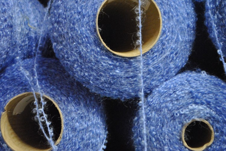 Yarn cones at Avoca Handweavers by knitahedron